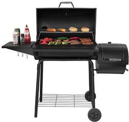 Royal Gourmet BBQ Charcoal Grill and Offset Smoker, 30'' L, 