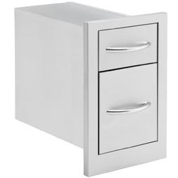 Cal Flame BBQ07868P 2 Drawer Storage Deep Drawer