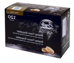 BRADLEY SMOKER BTHC120 Bisquettes, Hickory 120Pk