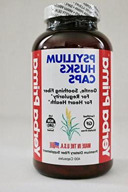 Yerba Prima Psyllium Husks, 625 mg, 400 Capsules