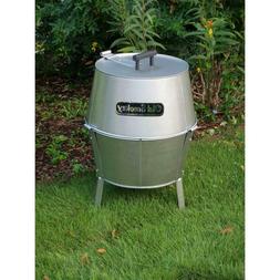 Small Tailgate Charcoal Grill Top Bottom Vents Camping Ribs 