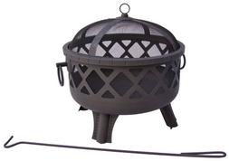 Landmann USA 26384 Garden Lights Sarasota Firepit Black Fini